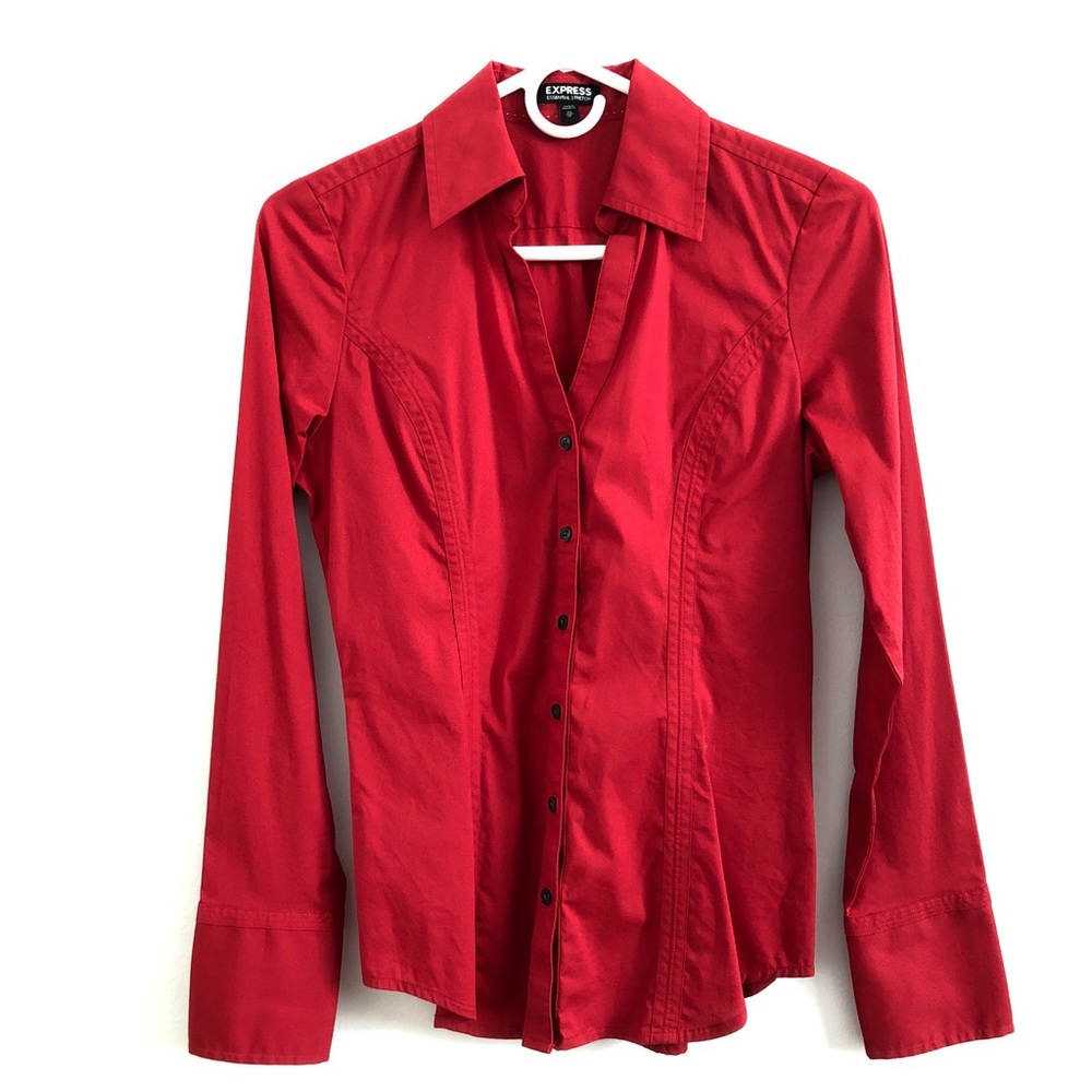 Express button down shirt XS